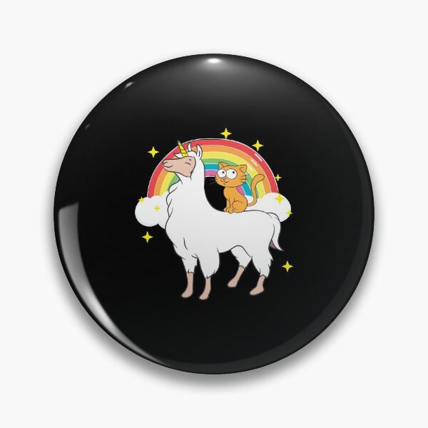 Item preview, Llama Lover Cat Riding White Llamacorn Birthday Gift Idea designed and sold by haselshirt.