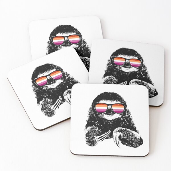 Item preview, Pride Sloth Lesbian Flag Sunglasses designed and sold by Patrick Hiller.