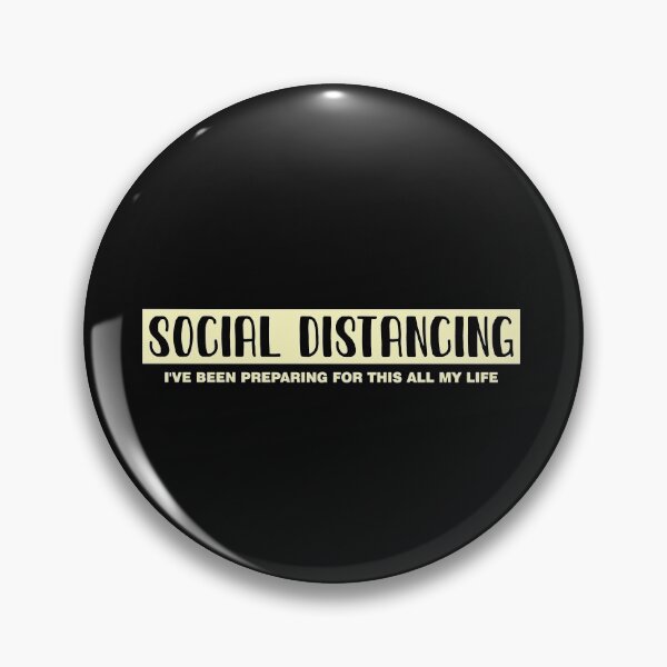 Item preview, QUARANTINE SOCIAL DISTANCING  T-Shirt funny saying Humor Slim Fit T-Shirt designed and sold by sfyn-na.