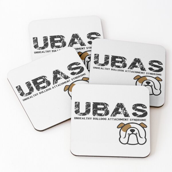 Item preview, Bulldog love - UBAS = unhealthy Bulldog attachment syndrome - English Bulldog gift designed and sold by smooshfaceutd.