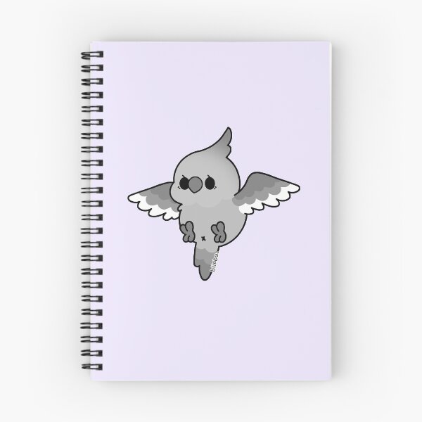 Item preview, Flying Cockatiel - Gray (Ver. 4) designed and sold by blirbos.