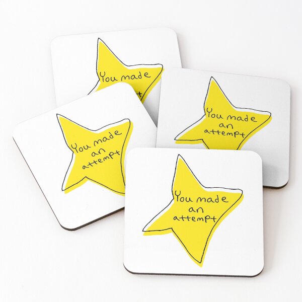Item preview, You Made An Attempt - Yellow Star designed and sold by ajoymoon.