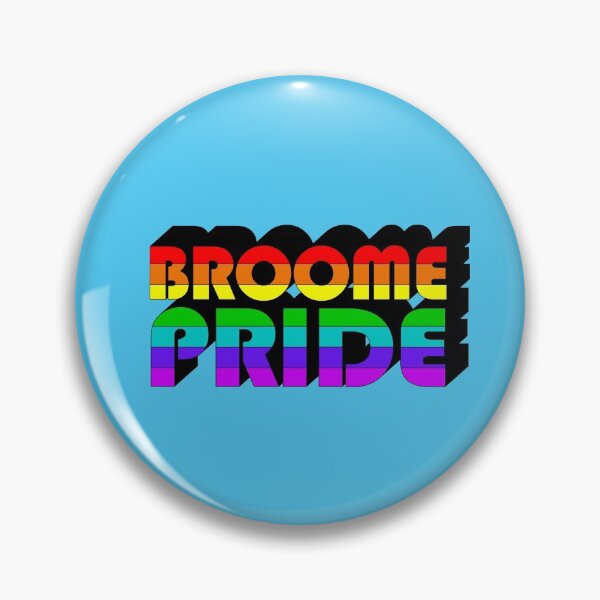 Item preview, Broome Pride Retro 80s Style Logo designed and sold by BroomePride.