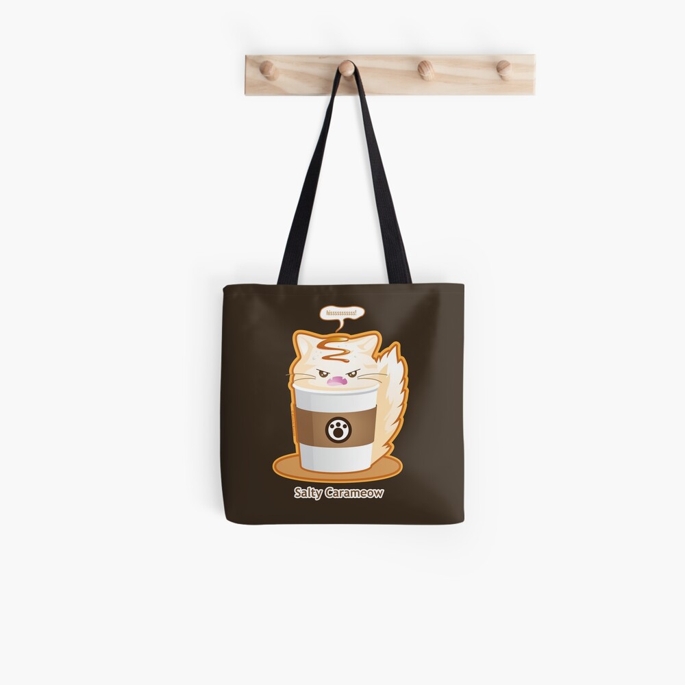 Purrista Pawfee: Salty Caramel Kitty Coffee Tote Bag