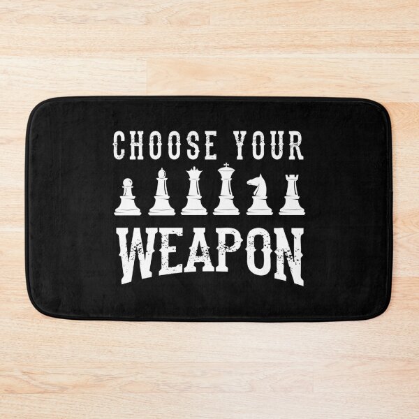 Item preview, Choose Your Weapon Chess Game Player Mentor Gift designed and sold by haselshirt.