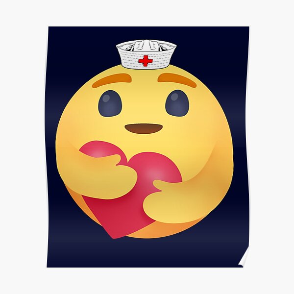 Emoji Nurse Posters | Redbubble