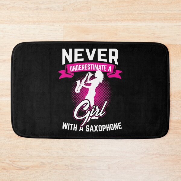 Item preview, Never Underestimate A Girl With Saxophone Gift designed and sold by haselshirt.