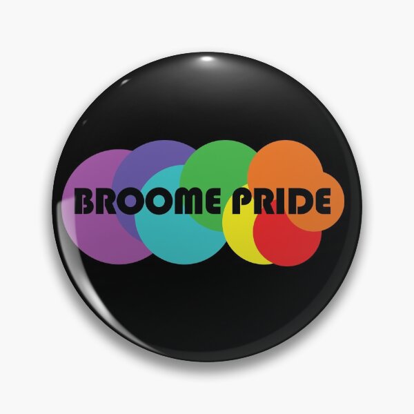 Item preview, Broome Pride Deconstructed Circles - Black designed and sold by BroomePride.