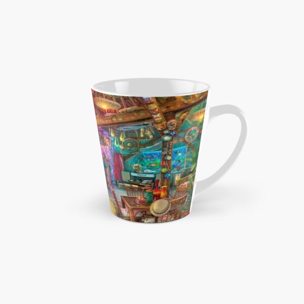 Tiki Beach Sunset Tall Mug