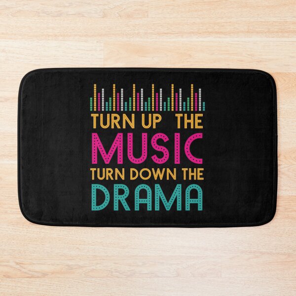 Item preview, Turn Up Music Turn Down Drama Party Dancing Gift designed and sold by haselshirt.