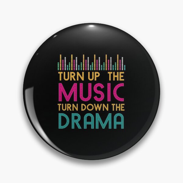 Item preview, Turn Up Music Turn Down Drama Party Dancing Gift designed and sold by haselshirt.
