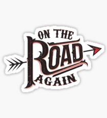 On the road again Sticker
