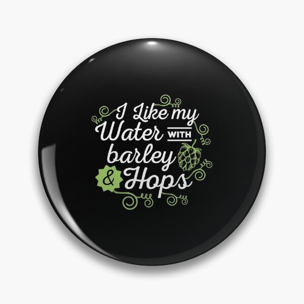Item preview, Beer Lover I Like My Water With Barley And Hops Gift Idea designed and sold by haselshirt.