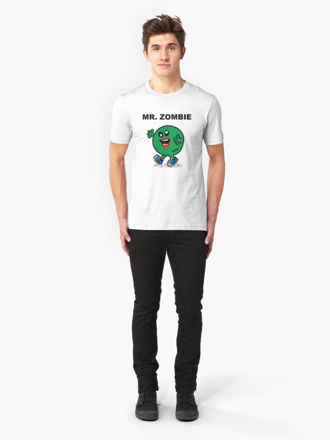 Alternate view of Mr Zombie Slim Fit T-Shirt