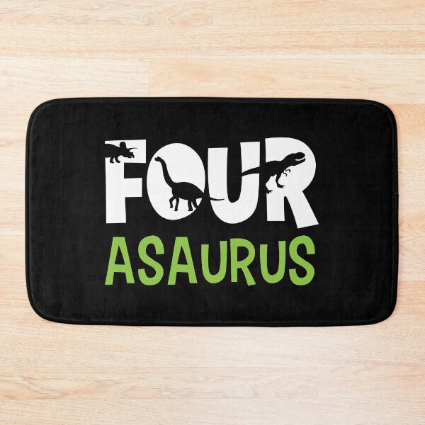 Item preview, FOUR-asaurus Dino Dinosaur 4rth Birthday Gift Idea designed and sold by haselshirt.