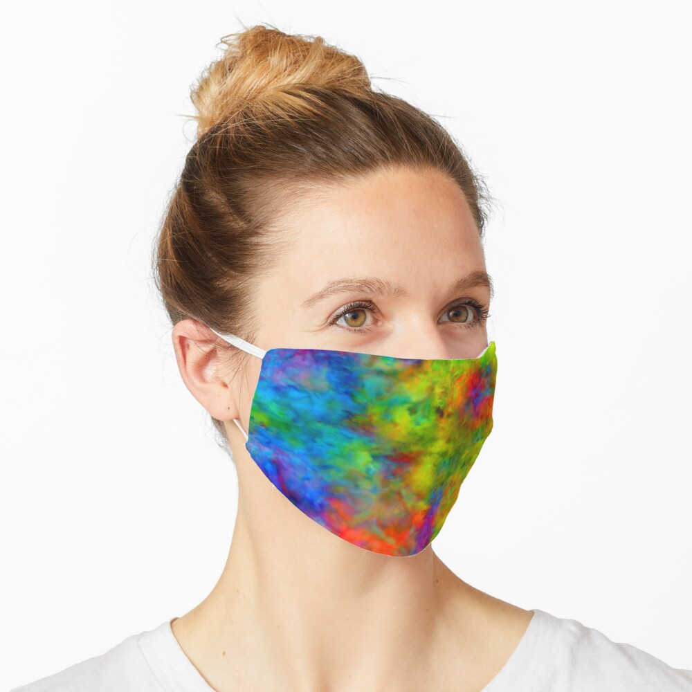 Atomic Tie-Dye Mask