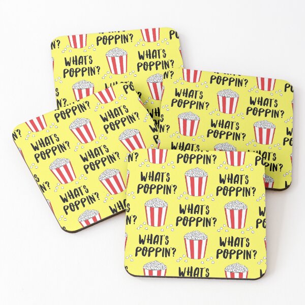 Item preview, What's Poppin'?  - Movie Theater Popcorn - yellow designed and sold by littlearrow.