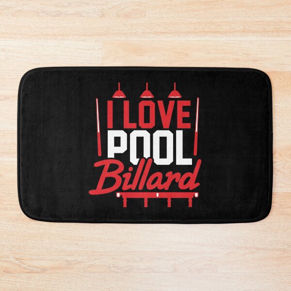 Item preview, I Love Pool Billiard Athlete Player Gift Idea designed and sold by haselshirt.