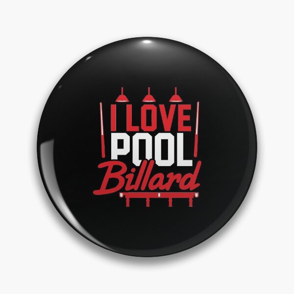 Item preview, I Love Pool Billiard Athlete Player Gift Idea designed and sold by haselshirt.