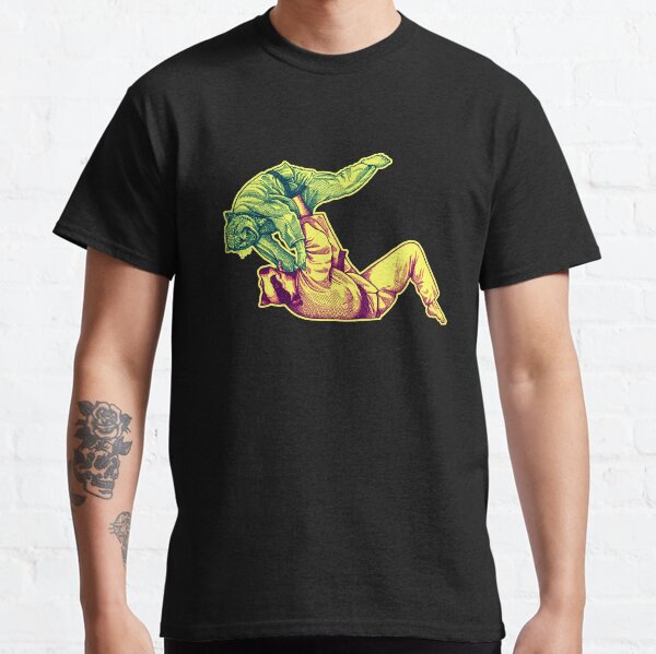 Martial Arts - Way of Life #2 - cheetah vs badger - jiu jitsu, judo, bjj tomoe nage Classic T-Shirt