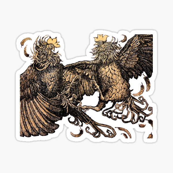 Two Kings - Roosters Sticker