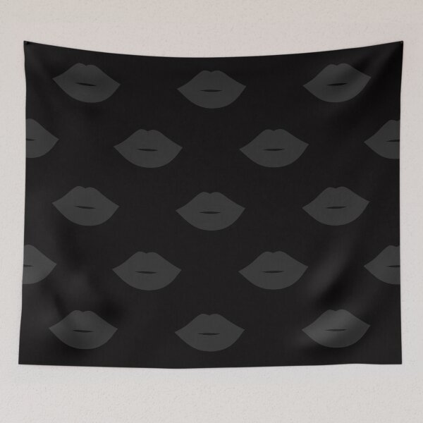 Item preview, Lips Black on Black designed and sold by schteffdesign.
