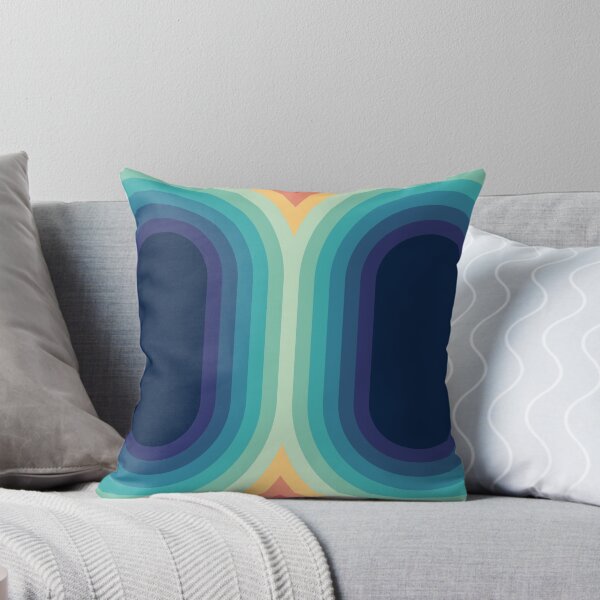 Retro Smooth 001 Throw Pillow