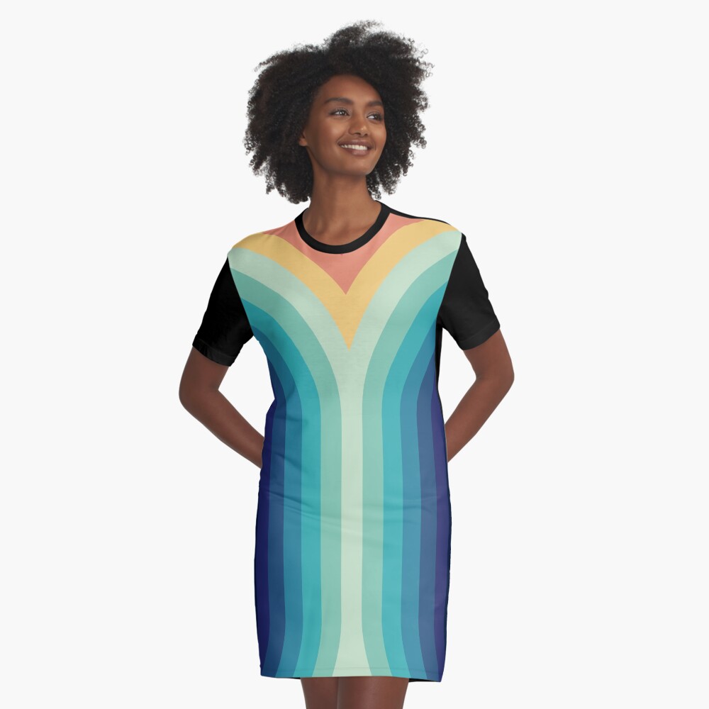 Retro Smooth 001 Graphic T-Shirt Dress