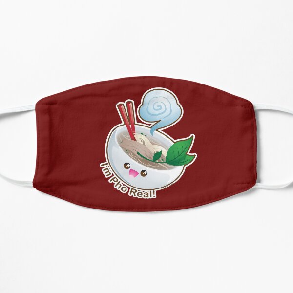 Cute Pho Real Flat Mask