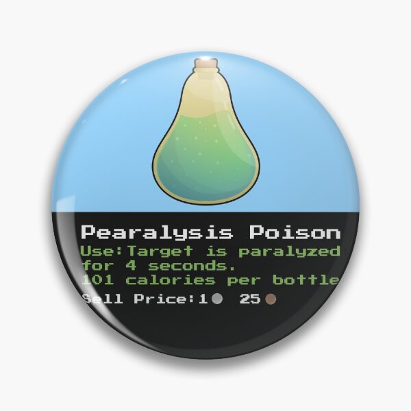 Item preview, Pear Paralysis Poison designed and sold by animinimal.