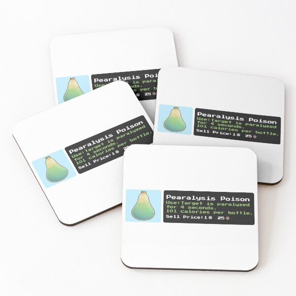 Item preview, Pear Paralysis Poison designed and sold by animinimal.
