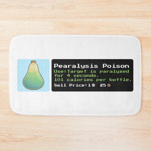 Item preview, Pear Paralysis Poison designed and sold by animinimal.