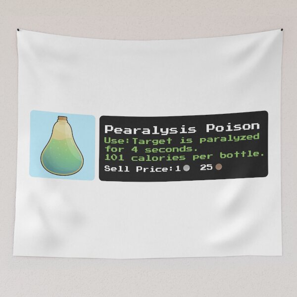 Item preview, Pear Paralysis Poison designed and sold by animinimal.