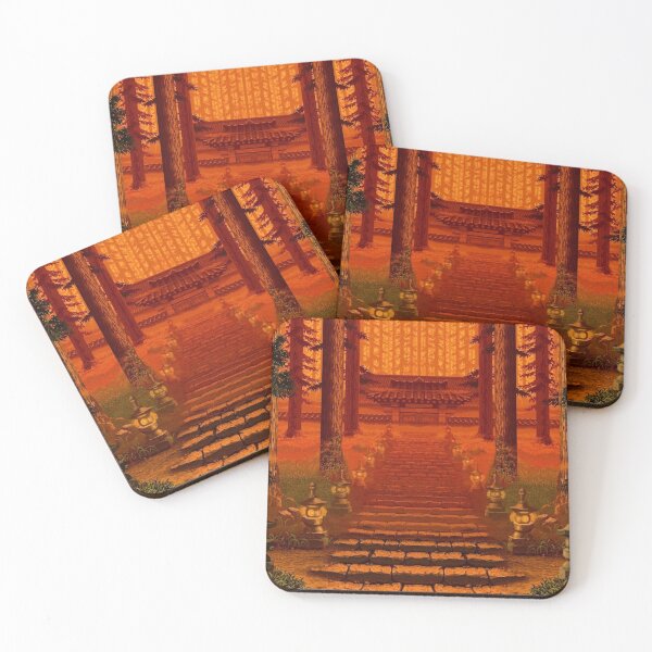 Item preview, Japanese Samurai Dojo from retro video game  designed and sold by MindChirp.