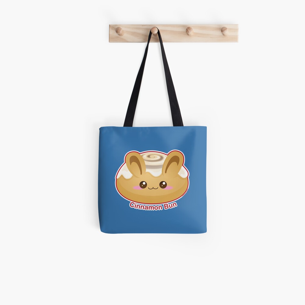 Punny Buns: Cute Cinnamon Bun Tote Bag