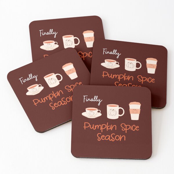Item preview, Pumpkin Spice Season Cute and Cozy Autumn Fall Latte Cups designed and sold by Kate Hyunsu Cho.