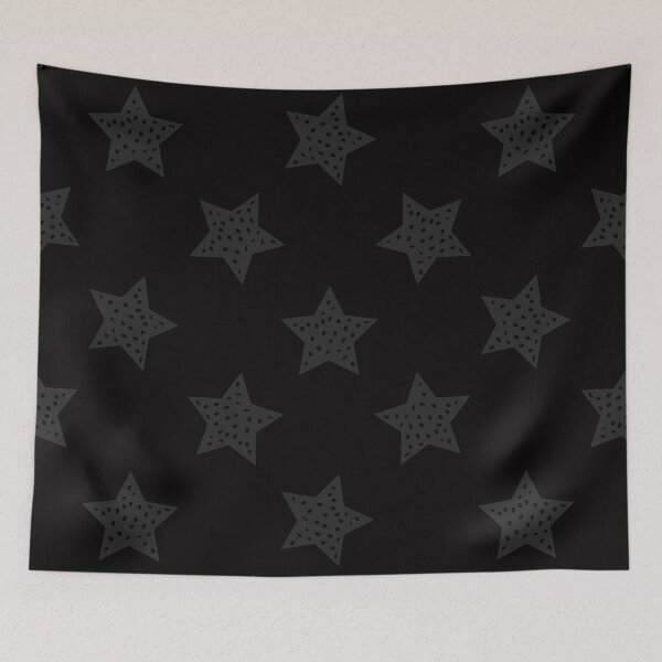Item preview, Stars Black on Black designed and sold by schteffdesign.