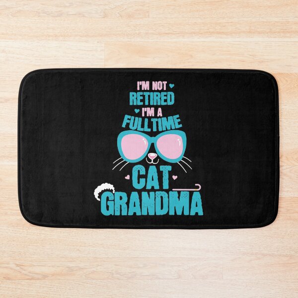 Item preview, Retired Full time Cat Grandma Retirement Gift designed and sold by haselshirt.