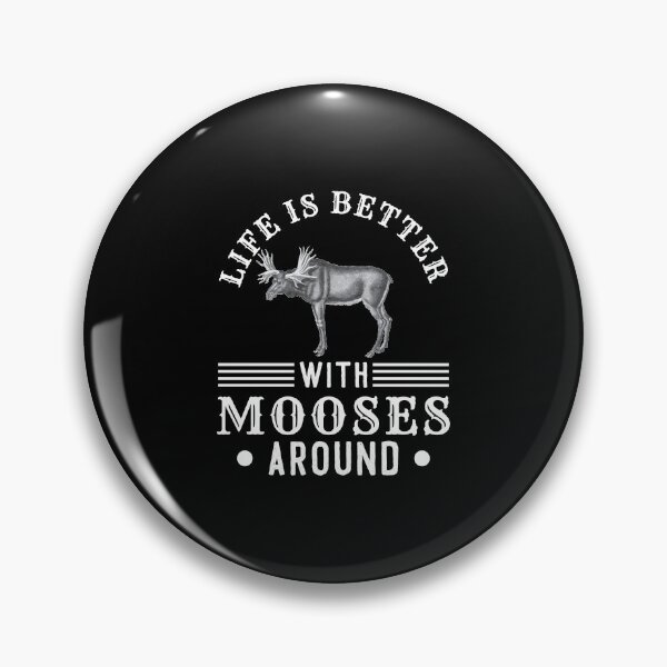 Artikelvorschau, Life Better With Moose Spirit Animal Gift Idea entworfen und verkauft von haselshirt.