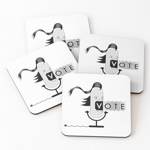 Item preview, Microphone Dude Vote designed and sold by Serro Design.