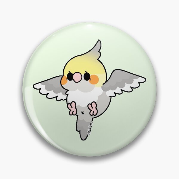 Item preview, Flying Cockatiel - Pied designed and sold by blirbos.