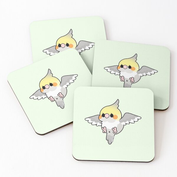 Item preview, Flying Cockatiel - Pied designed and sold by blirbos.