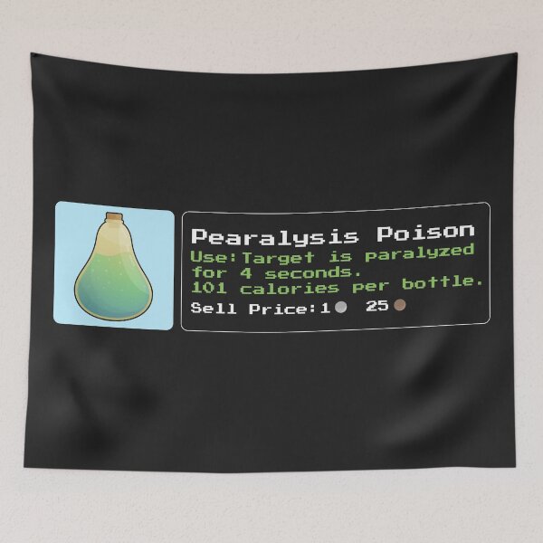 Item preview, Pear Paralysis Poison 2 designed and sold by animinimal.