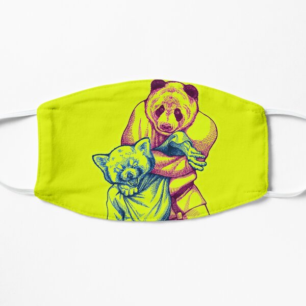 Martial Arts - Way of Life #4 - Panda vs Red Panda - jiu jitsu, bjj, judo submission Mask