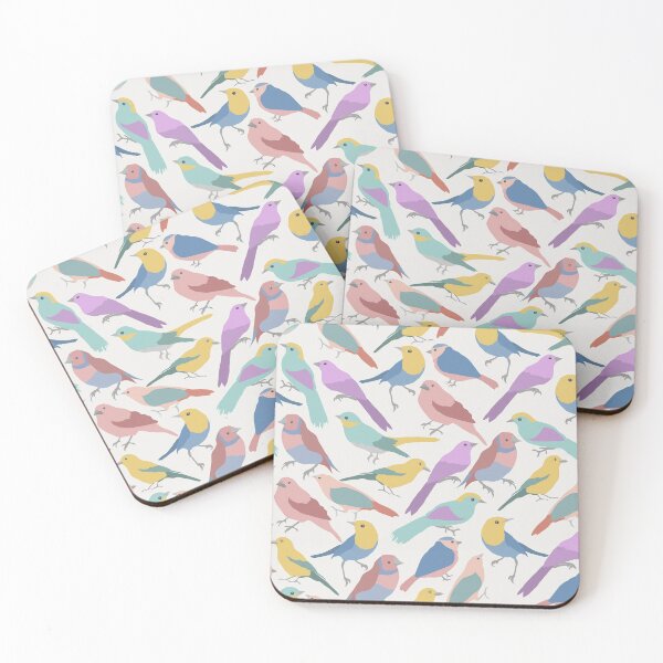 Item preview, COLORFUL BIRDS PATTERN designed and sold by Paper Bee Gift Shop.
