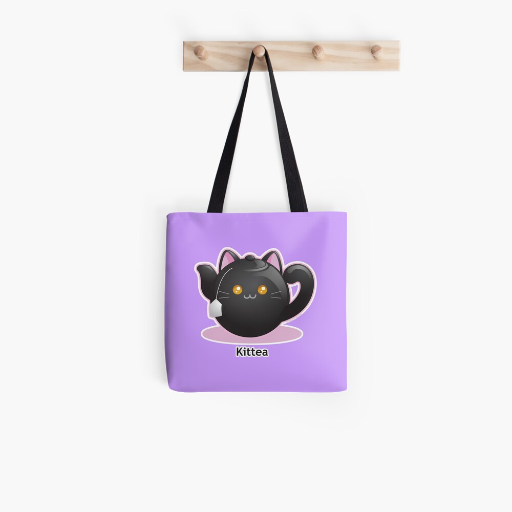 Cute Tea Pot Cat: Kittea Tote Bag