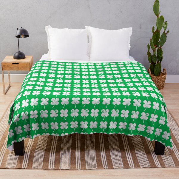 Item preview, Four leaf clovers - Lucky - St Patricks Day green designed and sold by littlearrow.