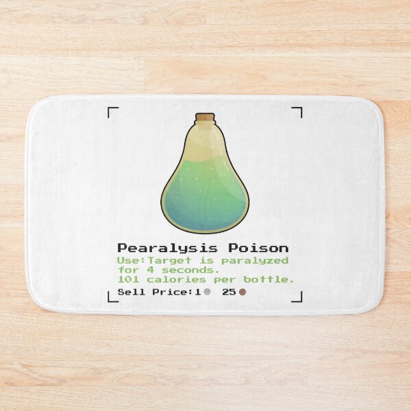 Item preview, Pear Paralysis Poison 3 designed and sold by animinimal.