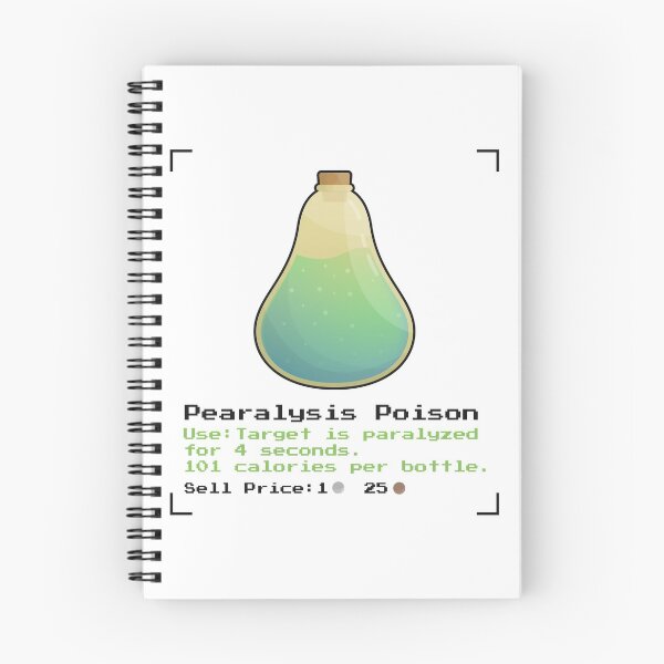 Item preview, Pear Paralysis Poison 3 designed and sold by animinimal.