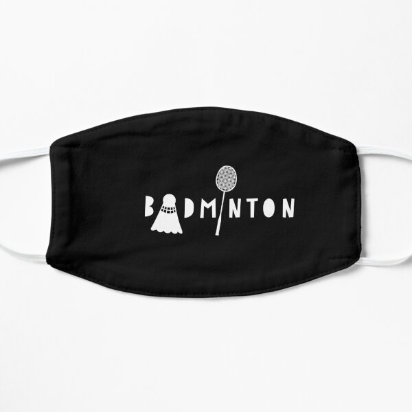 Badminton Design Flat Mask